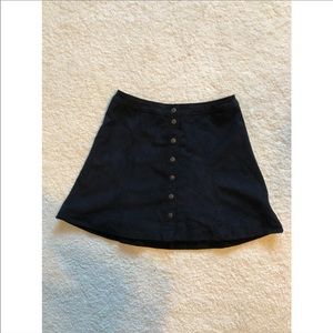 Suede Abercrombie & Fitch mini skirt